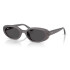 RayBan Oval Gris Traslucido