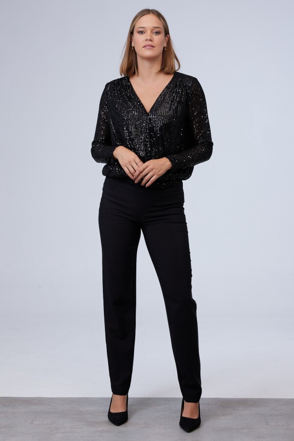 Pantalon Slim Modelador NEGRO