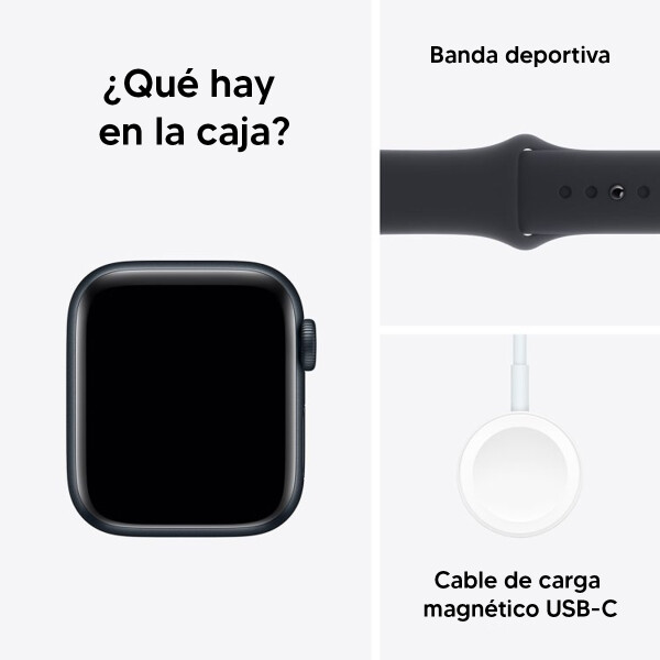 Apple Watch Se Gps 40 Mm Con Correa Deportiva S/m NEGRO