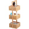 Organizador de 3 niveles madera bambú Organizador de 3 niveles madera bambú