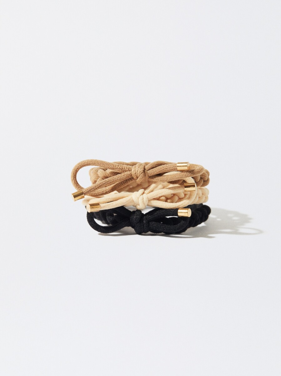 Conjunto Gomas De Pelo - multicolor 