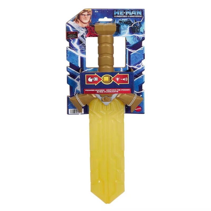 He Man Animated Espada De Poder Mattel HE MAN - ANIMATED ESPADA DE PODER