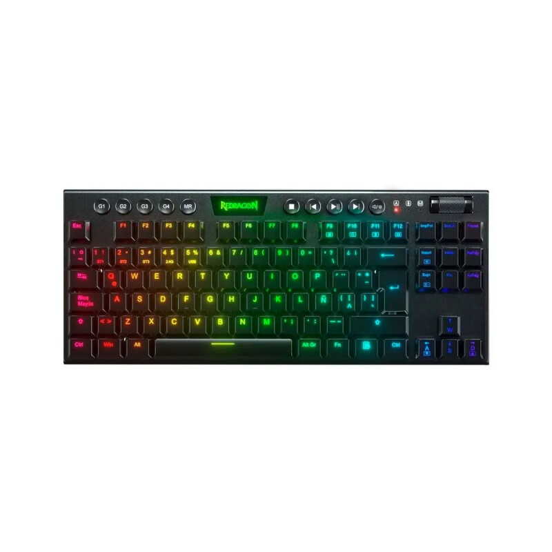 Teclado Gamer Inalambrico Redragon Horus TKL K621 RGB Black Teclado Gamer Inalambrico Redragon Horus TKL K621 RGB Black