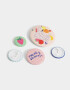 Pin Estampados Set De Pins Island Trip - Combinacion Multicolor