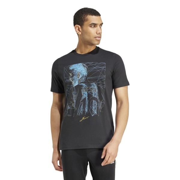 Remera Adidas Messi Negro