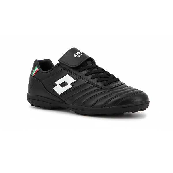 Lotto BOLOGNA Futbol 5 TF Unisex - Negro/Blanco Negro-Blanco