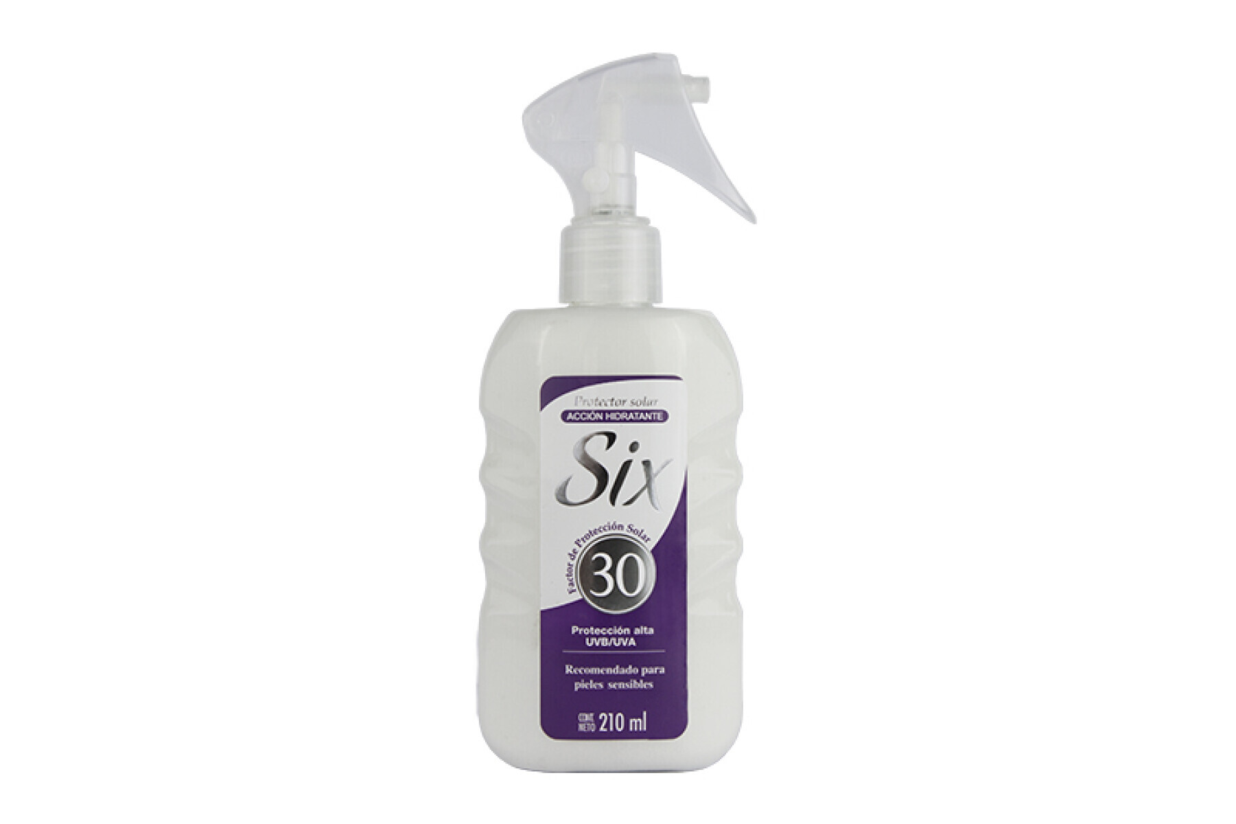 Six Protector Solar FPS 30 Spray 210 ml | Protección Media con Aplicación Rápida y Ligera