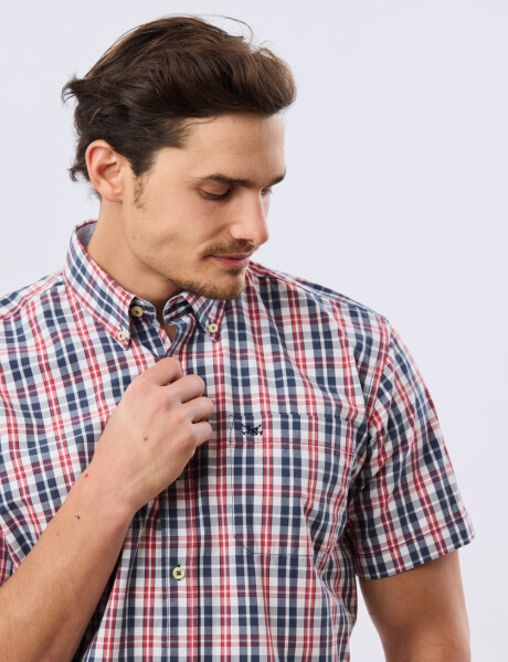 CAMISA CUADROS Rojo