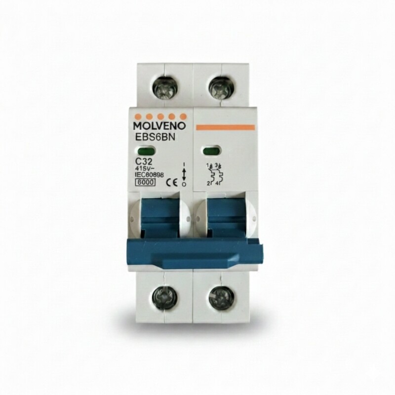 INTERRUPTOR TERMOMAGNÉTICO Interruptor Termomagnético 32A Tipo C 2P