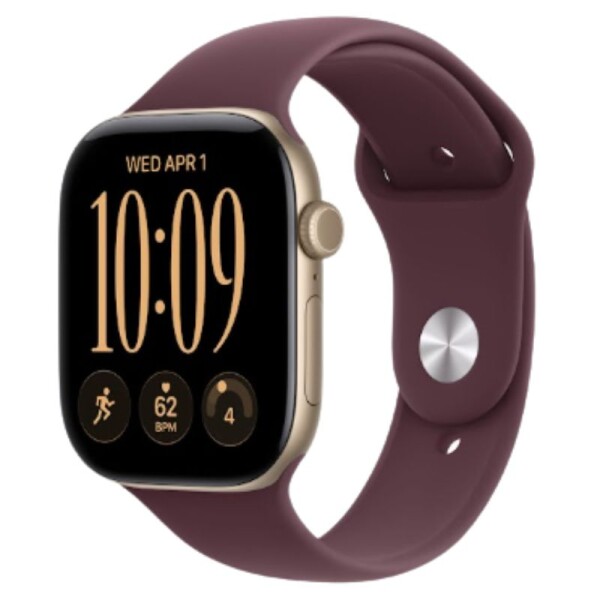 Apple Watch Series 12 46mm Al Light Gold Sport Band Apple Watch Series 12 46mm Al Light Gold Sport Band