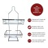 Organizador Ducha Colgante 3 Niveles Jabonera Baño Repisas Plateado Organizador Ducha Colgante 3 Niveles Jabonera Baño Repisas Plateado