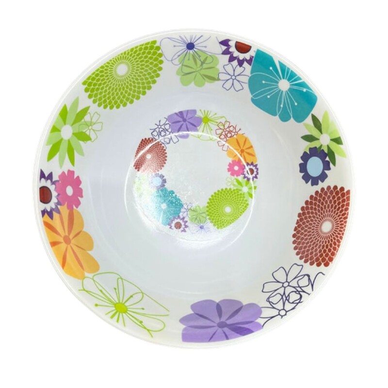 BOWL DE MELAMINA FLORAL 7´´ BOWL DE MELAMINA FLORAL 7´´