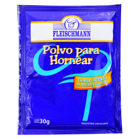 POLVO P/HORNEAR FLEISCHMANN 30 GRS POLVO P/HORNEAR FLEISCHMANN 30 GRS