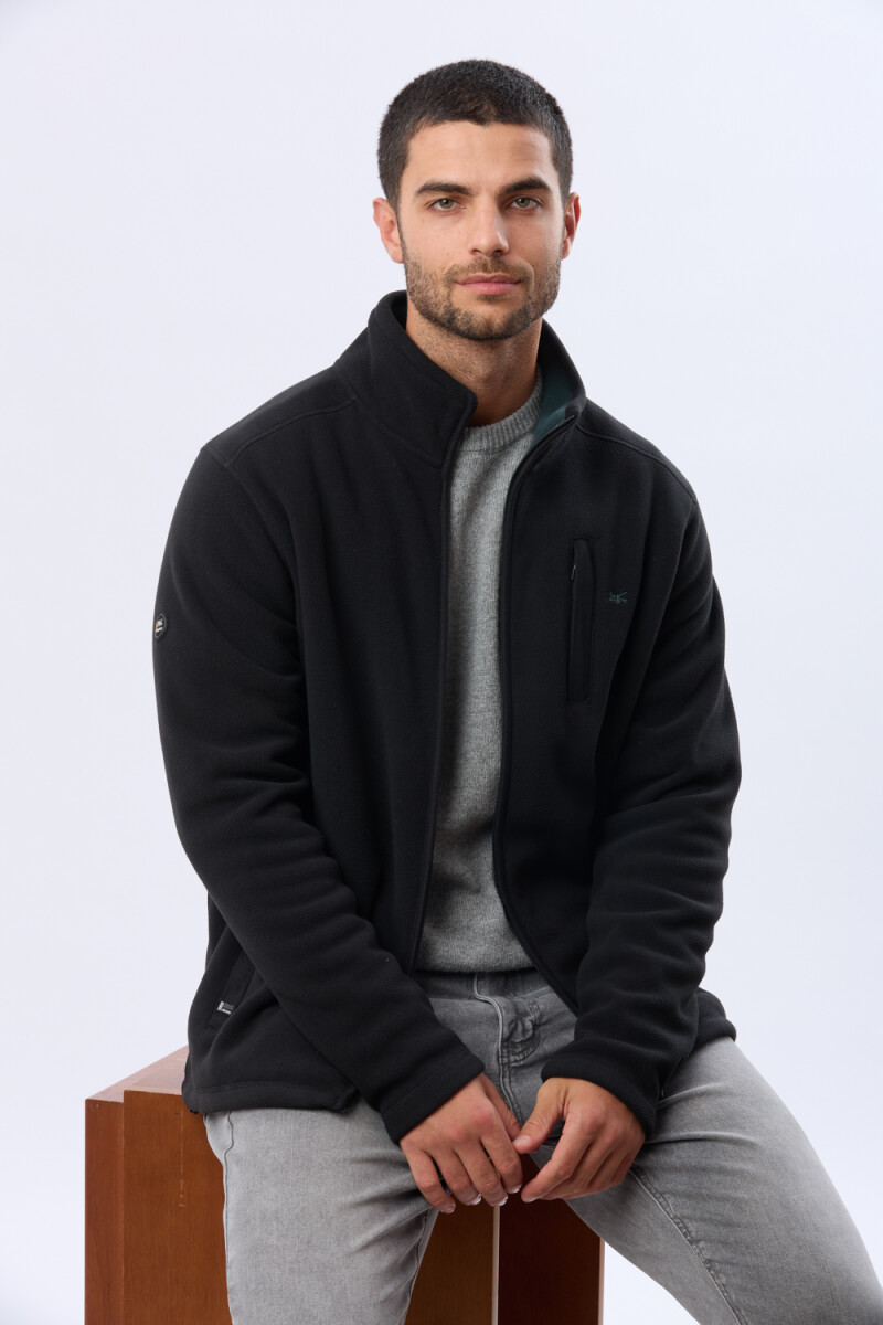 CAMPERA POLAR DE ABRIGO - Negro 