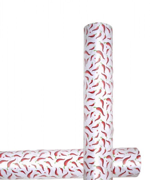 Papel Regalo Bobina 60cm x 100mts PIMIENTOS