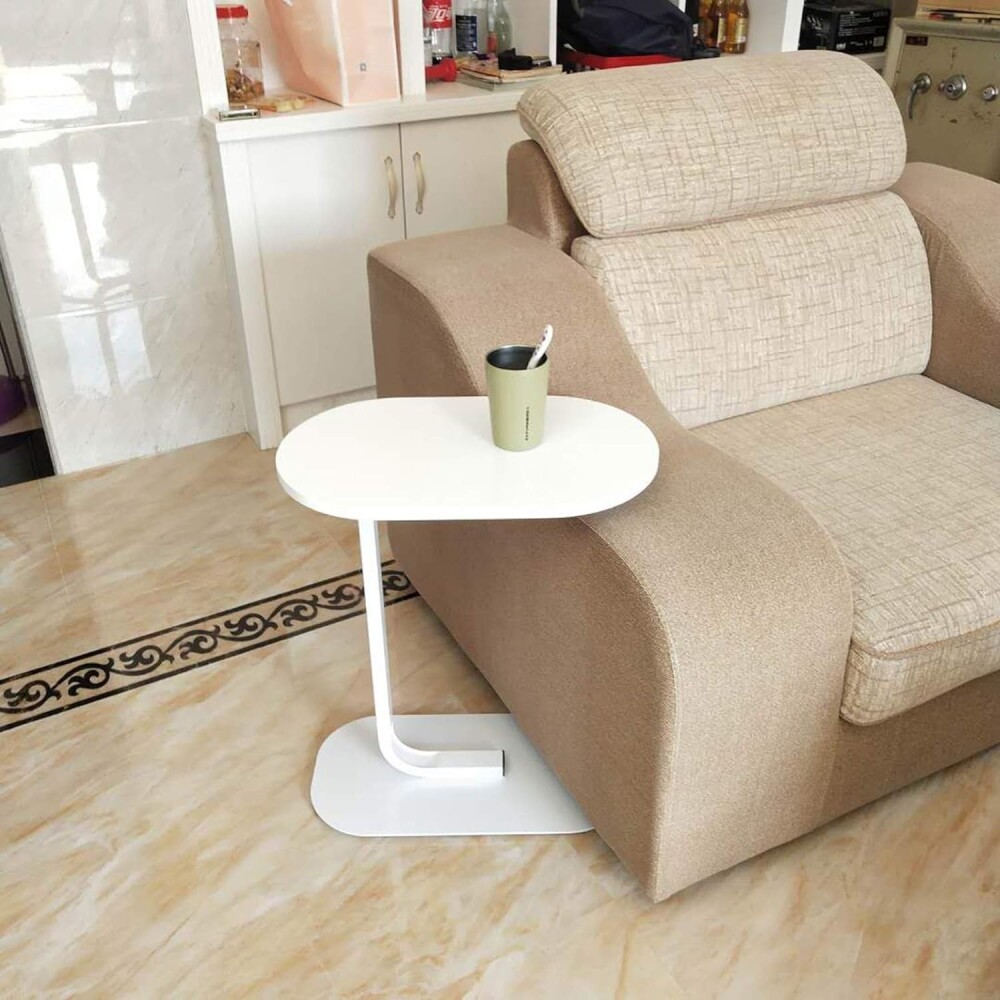 Mesa De Arrime Auxiliar Blanco