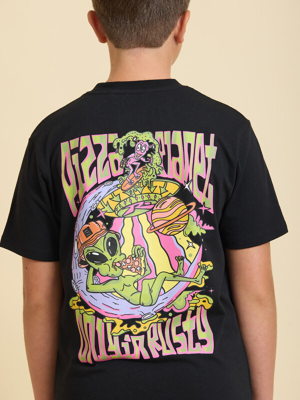 T-SHIRT JULEN TEEN RUSTY Negro