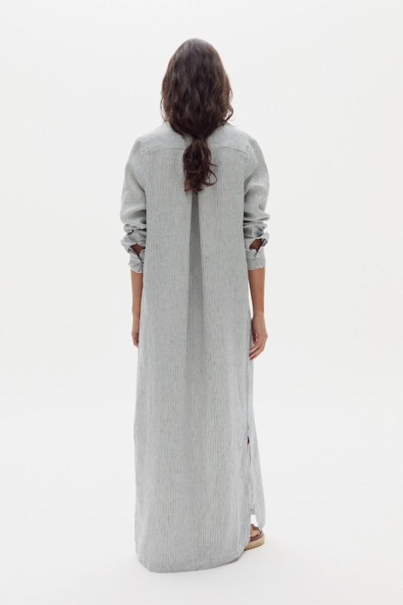 VESTIDO COCONUT LINEN Rayas