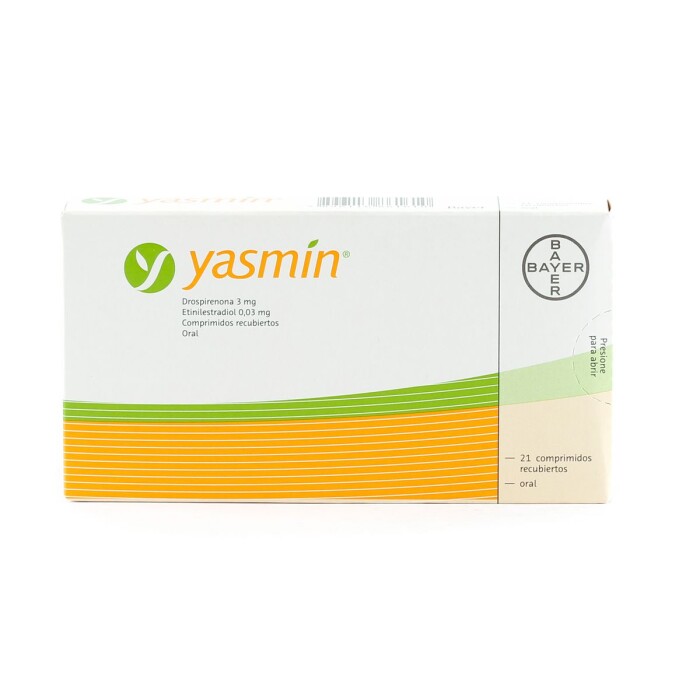 YASMIN CJ X 21 COMPRIMIDOS única