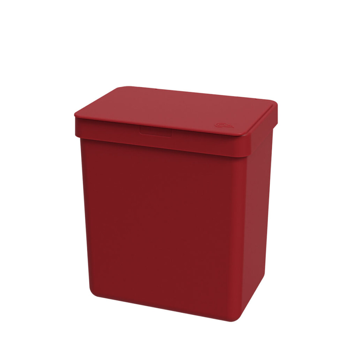 PAPELERA MESA PLASTICO SINGLE 2.5L ROJO BOLD COZA 