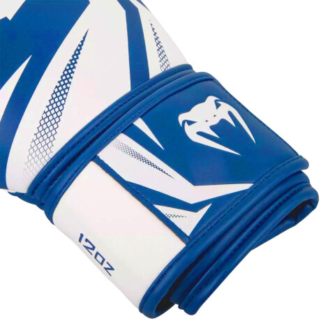 Guantes De Boxeo Venum Elite Profesionales Azul/Blanco