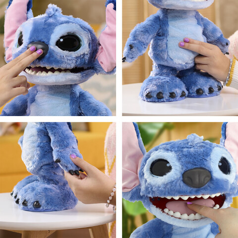 Peluche Interactivo Stitch con Sonido y Reacciones Just Play U