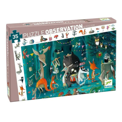 Puzzle de observación 35 piezas Orquesta Djeco Puzzle de observación 35 piezas Orquesta Djeco