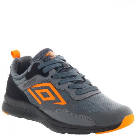 Championes de Hombre Umbro Desert Negro - Anaranjado