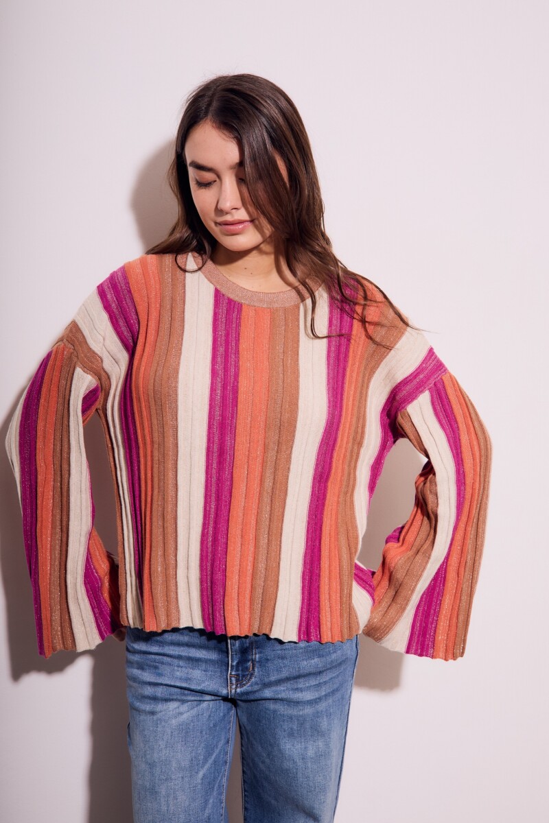 Sweater Rayado Lurex Multi