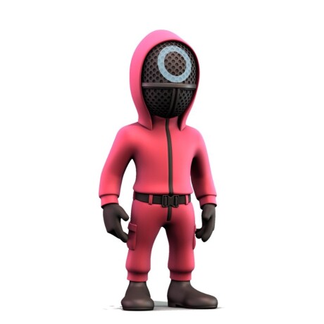 Figura Coleccionable Minix Serie Juego del Calamar GUARDIA-CIRCULO