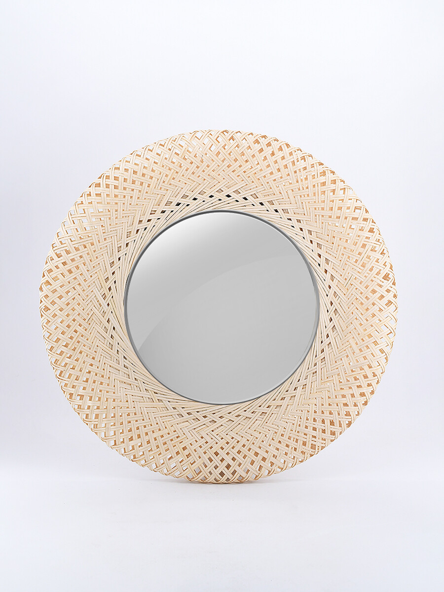 ESPEJO BAMBOO - BEIGE 