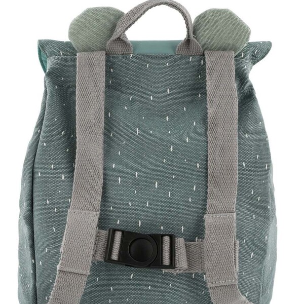Mochila Infantil Escolar Mini Animales Trixie 30x23cm Atrix® Diseño Hipopótamo