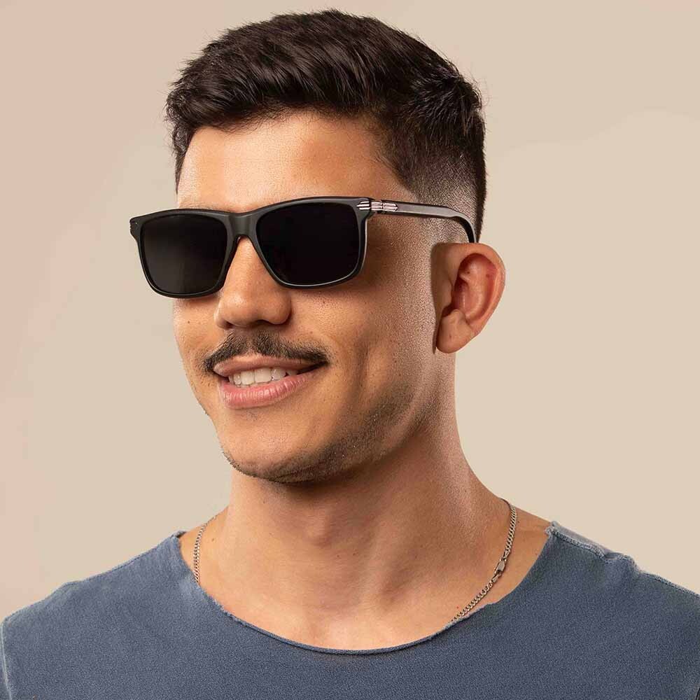 Lentes de Sol Chilli Beans Cuadrado Unisex Marrón/Marrón