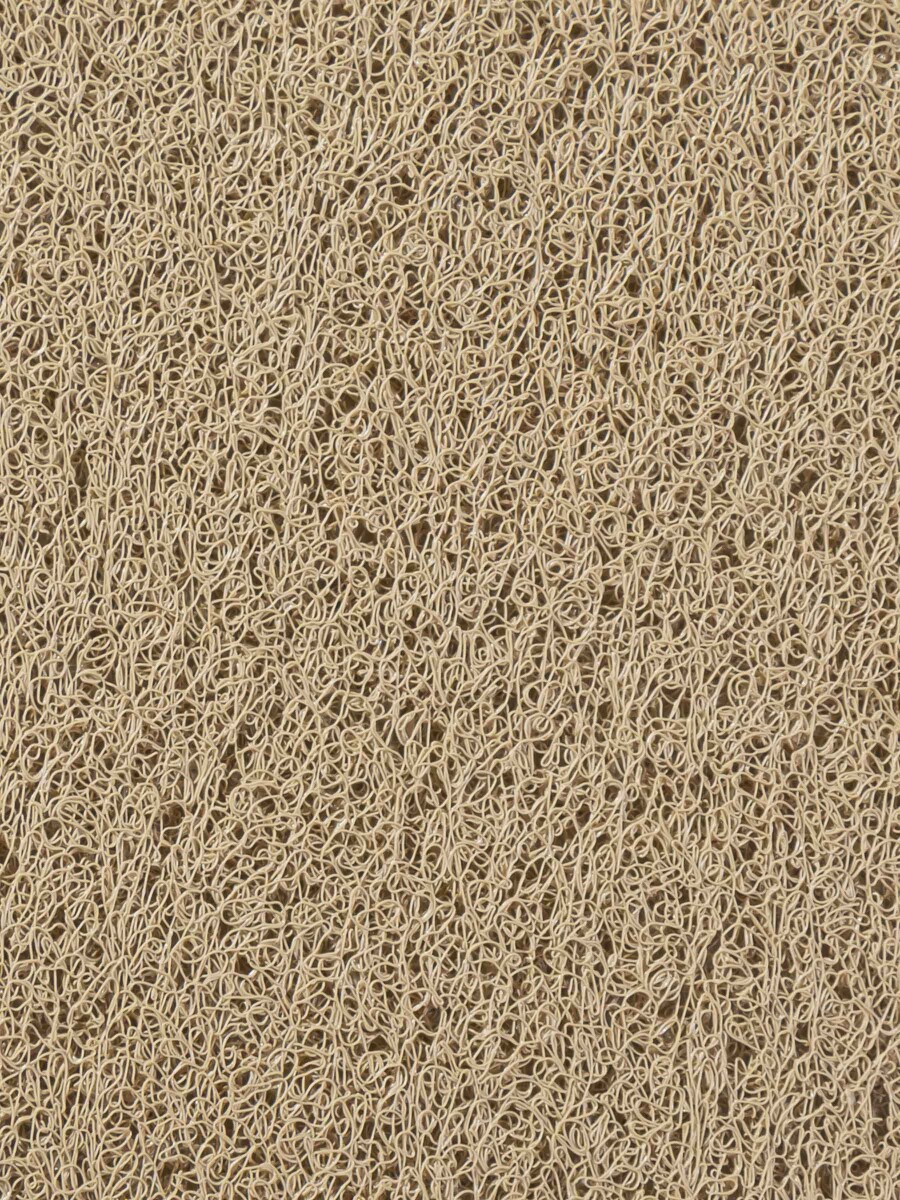 CUSHION MAT LIGHT BR - FELPUDO CUSHION MAT PVC 'LIGHT BR' 0106 ORO CON BASE ANCHO 1,00M 