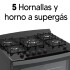 Cocina A Gas James C805v COCINA JAMES A GAS C805V NEGRA 7805