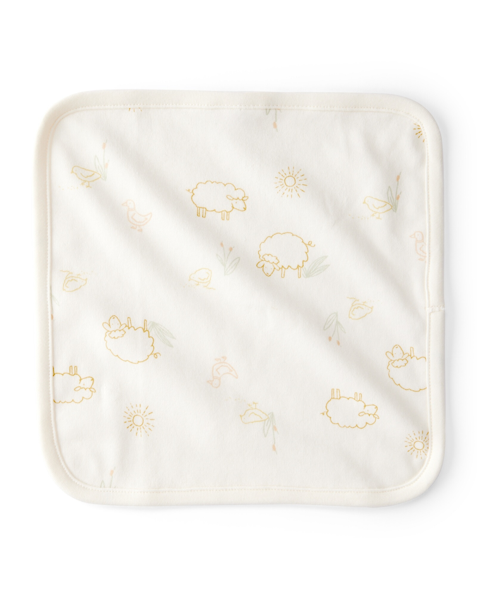 Pack seis paños de aseo de algodón terry, beige Pack seis paños de aseo de algodón terry, beige