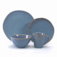 Juego de vajilla 16 Piezas Volf Blue Sky Pizarra Haengnam Juego de vajilla 16 Piezas Volf Blue Sky Pizarra Haengnam