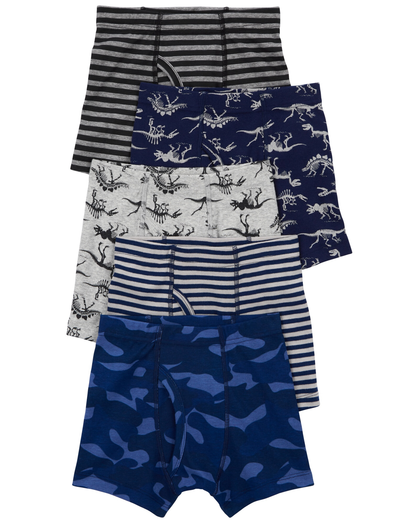 Pack cinco calzoncillos boxer de algodón, diseño dinos Pack cinco calzoncillos boxer de algodón, diseño dinos