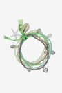 Juego de pulseras Verde