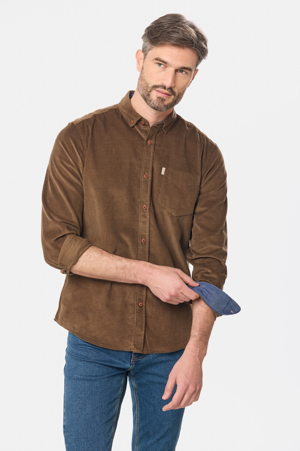 CAMISA DE PANA Marron