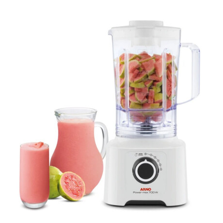 Licuadora Arno Power Max | Potencia de 700w | Jarra de 3,1 Lts. | Color blanco. Licuadora Arno Power Max | Potencia de 700w | Jarra de 3,1 Lts. | Color blanco.