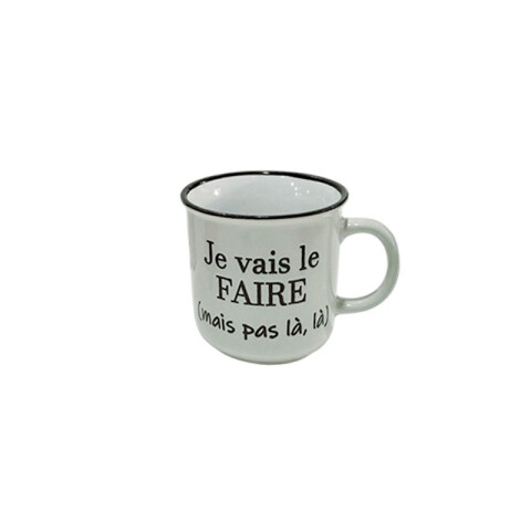Taza de cerámica con mensajes 9.5x10x10cm Taza De Cerámica Con Mensajes 9.5x10x10cm