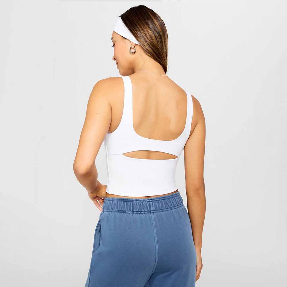 Top PureLuxe Built-In Bra Mujer Classic White