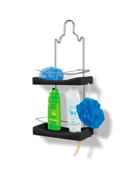 ORGANIZADOR DE BAÑO PLATEADO