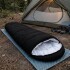 Sobre Saco Bolsa Dormir 2 M Capucha Aislante Camping Caza IMBACK Color Negro Sobre Saco Bolsa Dormir 2 M Capucha Aislante Camping Caza IMBACK Color Negro