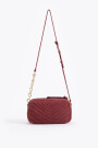 BANDOLERA LIPSTICK SUEDE Bordo
