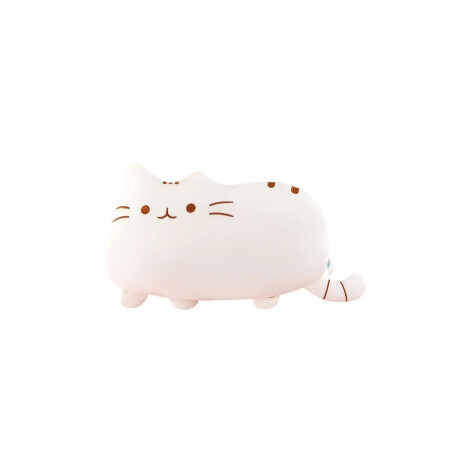 Almohadón de peluche con forma de gatito Blanco