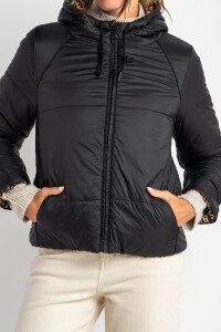 Campera Reversible Negro