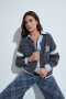 CAMPERA LEAGUE Gris Melange