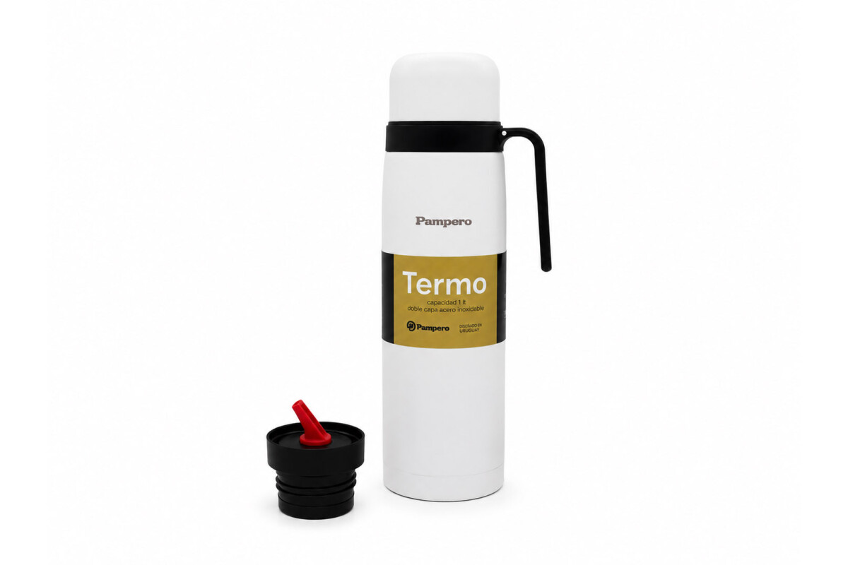 TERMO MANIJA RIGIDA 1LT 9023 Blanco